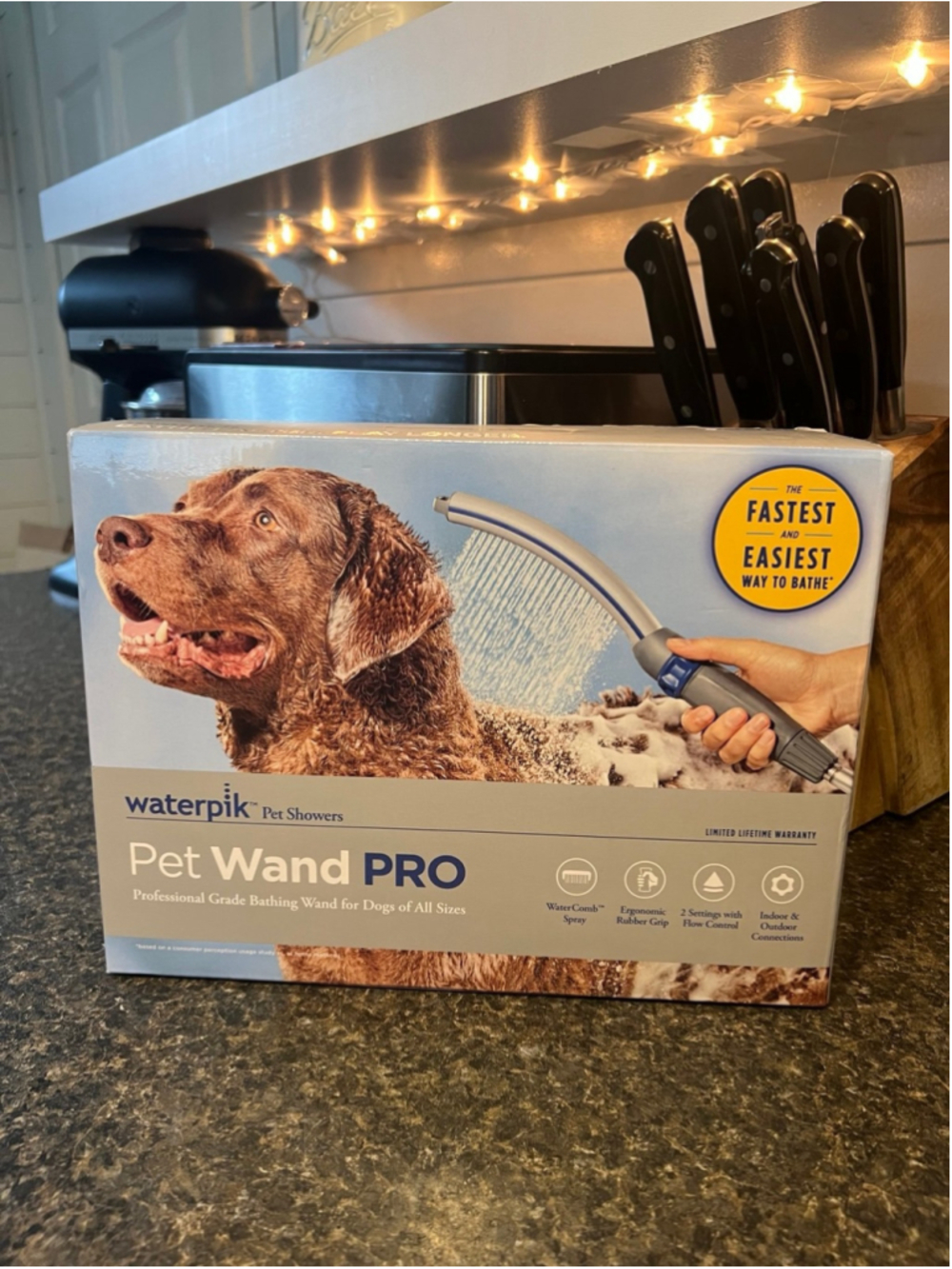 New Waterpik Pet Wand Pro PPR-252 Pet Showers Professional Grade Bathing